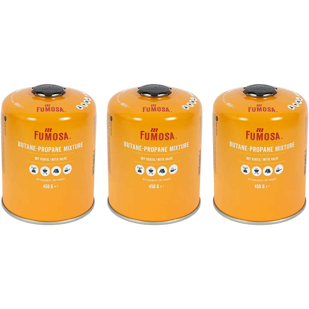  FUMOSA Gaskartuschen Set für Weber Q100/1000-Serien, Propan, Performer & Go Anywhere, 450g Ventilkartusche, Packung mit